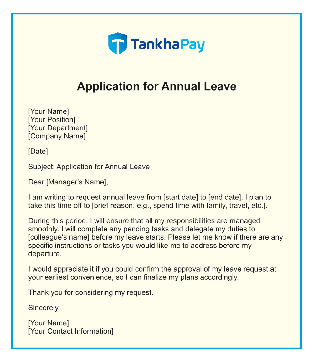 Application for Annual Leave