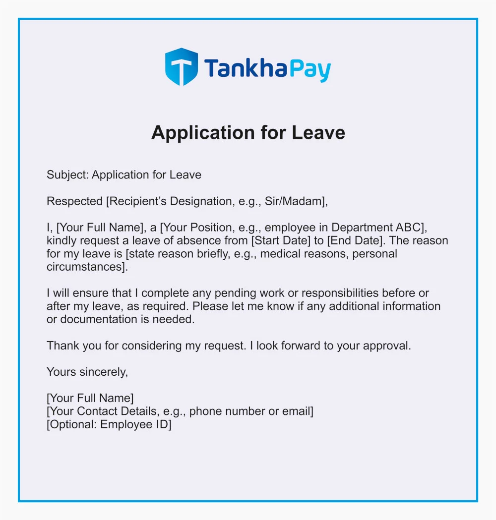 Application for Leave