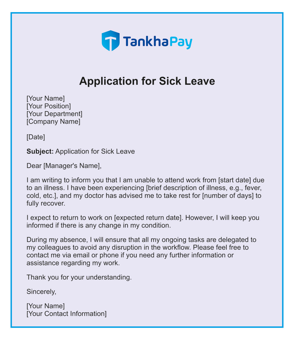 Application for Sick Leave