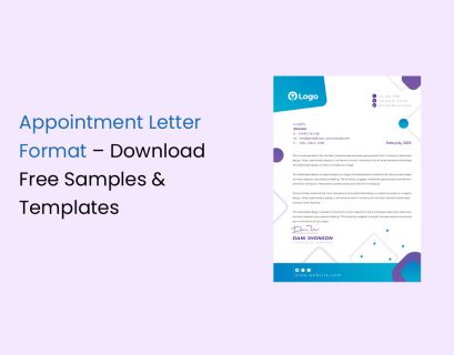 Appointment Letter Format