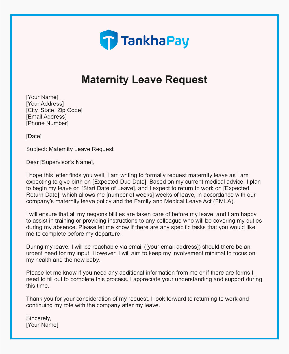 Maternity Leave Request