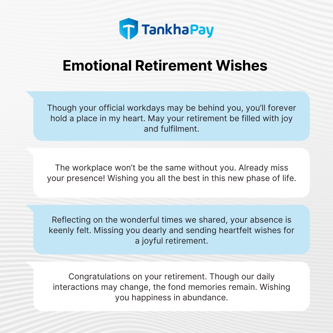 Emotional Retirement Wishes