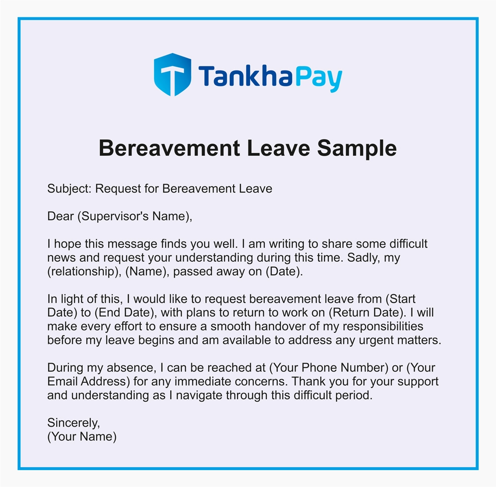 Bereavement Leave Sample